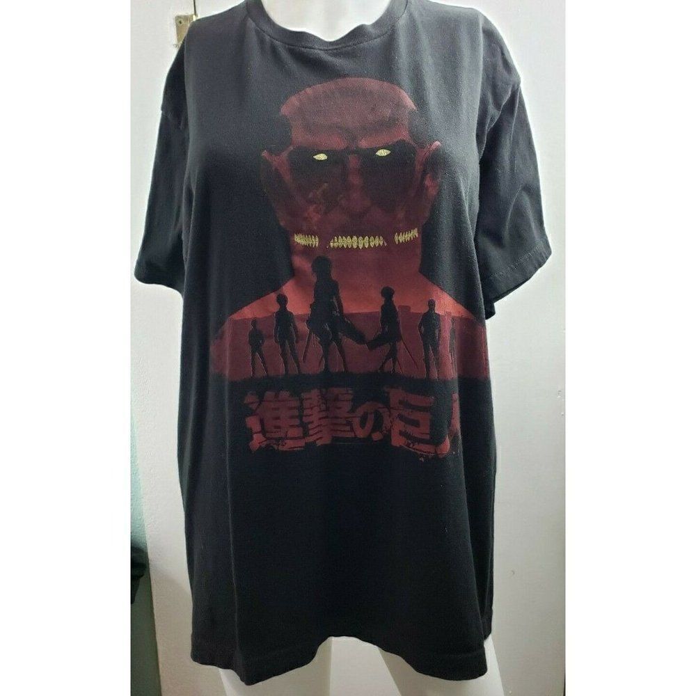 Attack On Titan TShirt L Ripple Junction Japan Manga Anime Series Japanese Tee